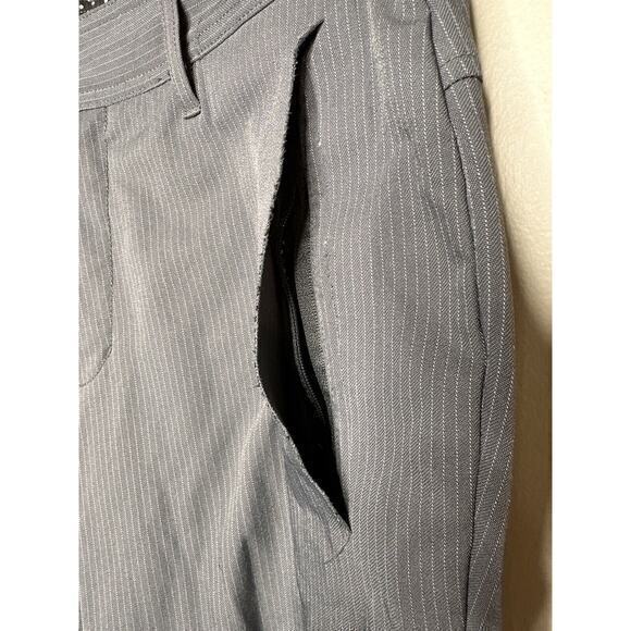 Lululemon Commute Pants Size 30 Men Gray Striped Golf Chino Stretch Athletic ABC - Picture 2 of 16